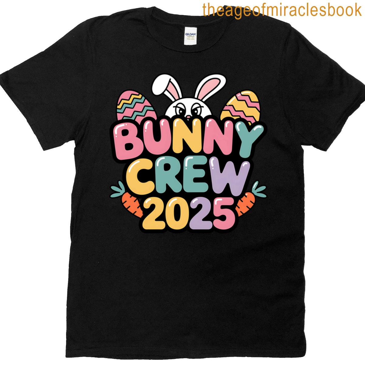 Easter 2025 Classic Bunny Crew Design T-shirt