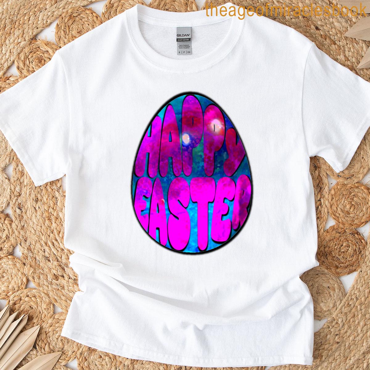 Blue Pink Classic Glass Egg T-shirt
