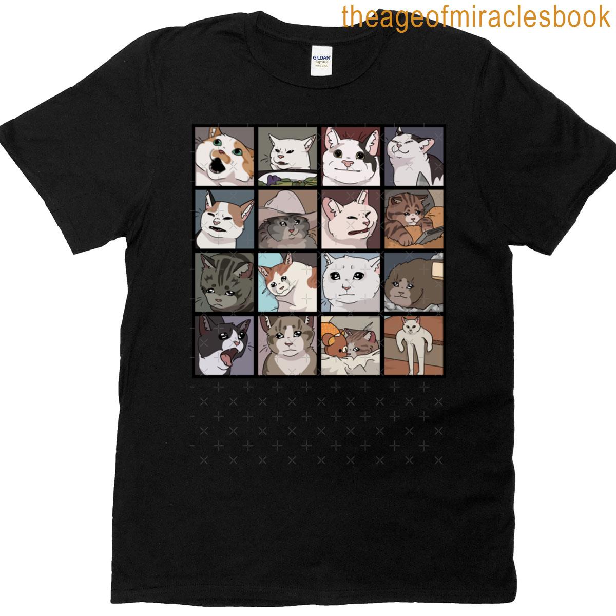 Classic 20 Cats Meme T-shirt