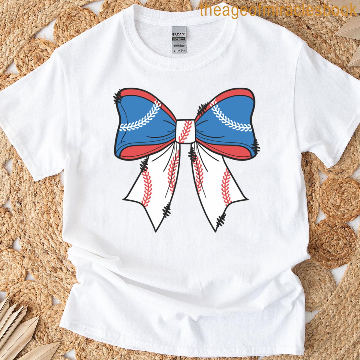 Classic Baseball Bow T-shirt