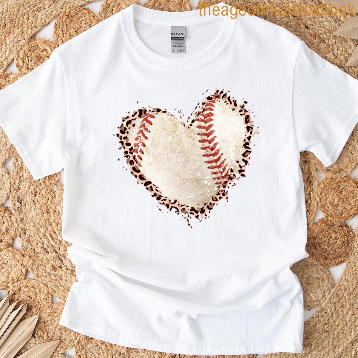 Classic Baseball Heart T-shirt
