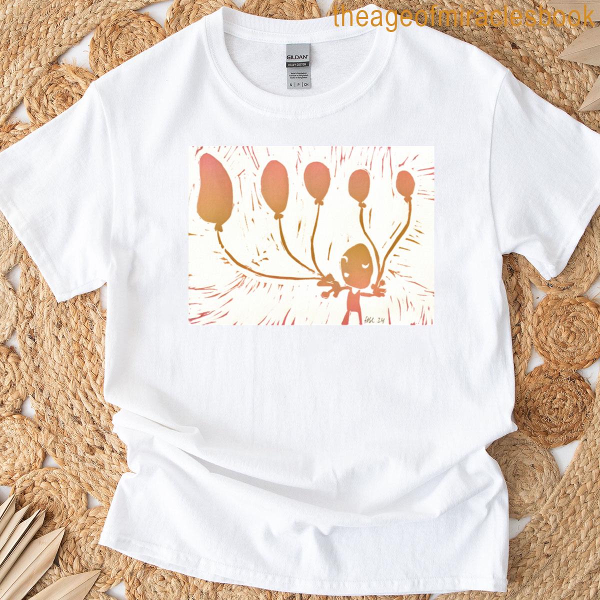 Classic Five Balloons With Figure T-shirt