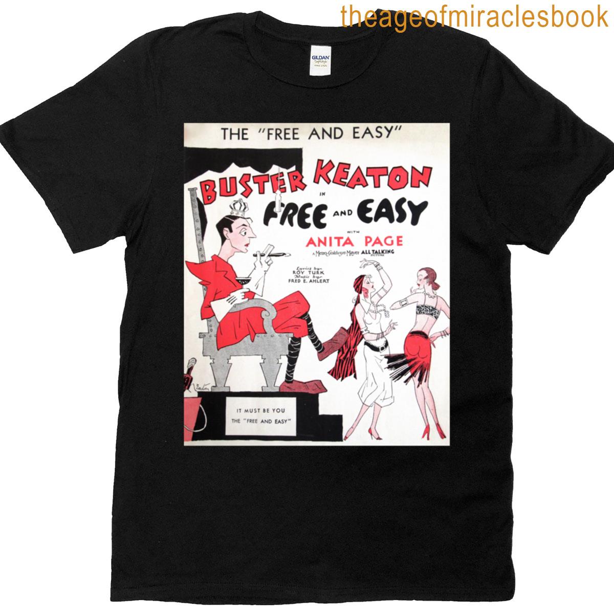 Classic Free Buster Keaton T-shirt