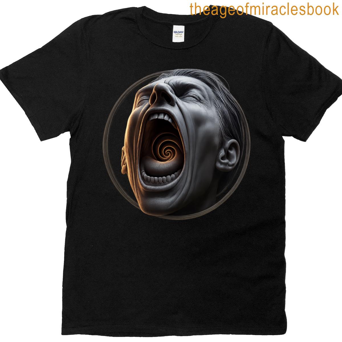 Classic Screaming Man Logo Damnesya T-shirt