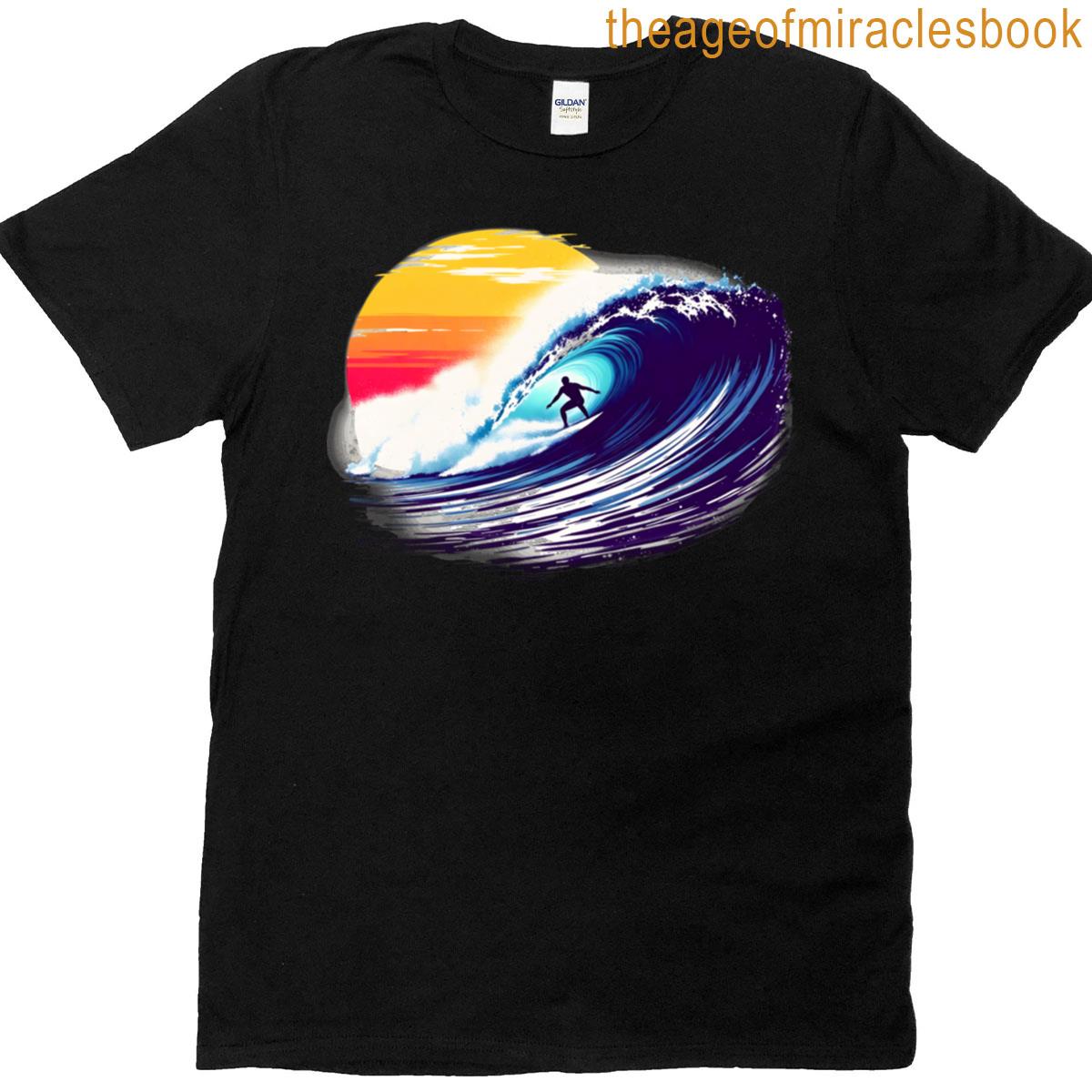 Classic Wave Surfing T-shirt