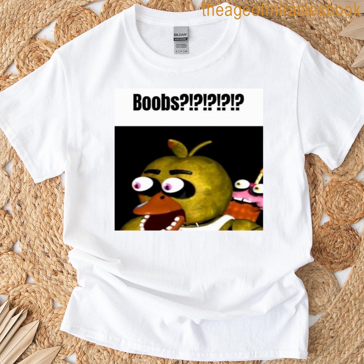 Fnaf Chica Classic Boobs T-shirt