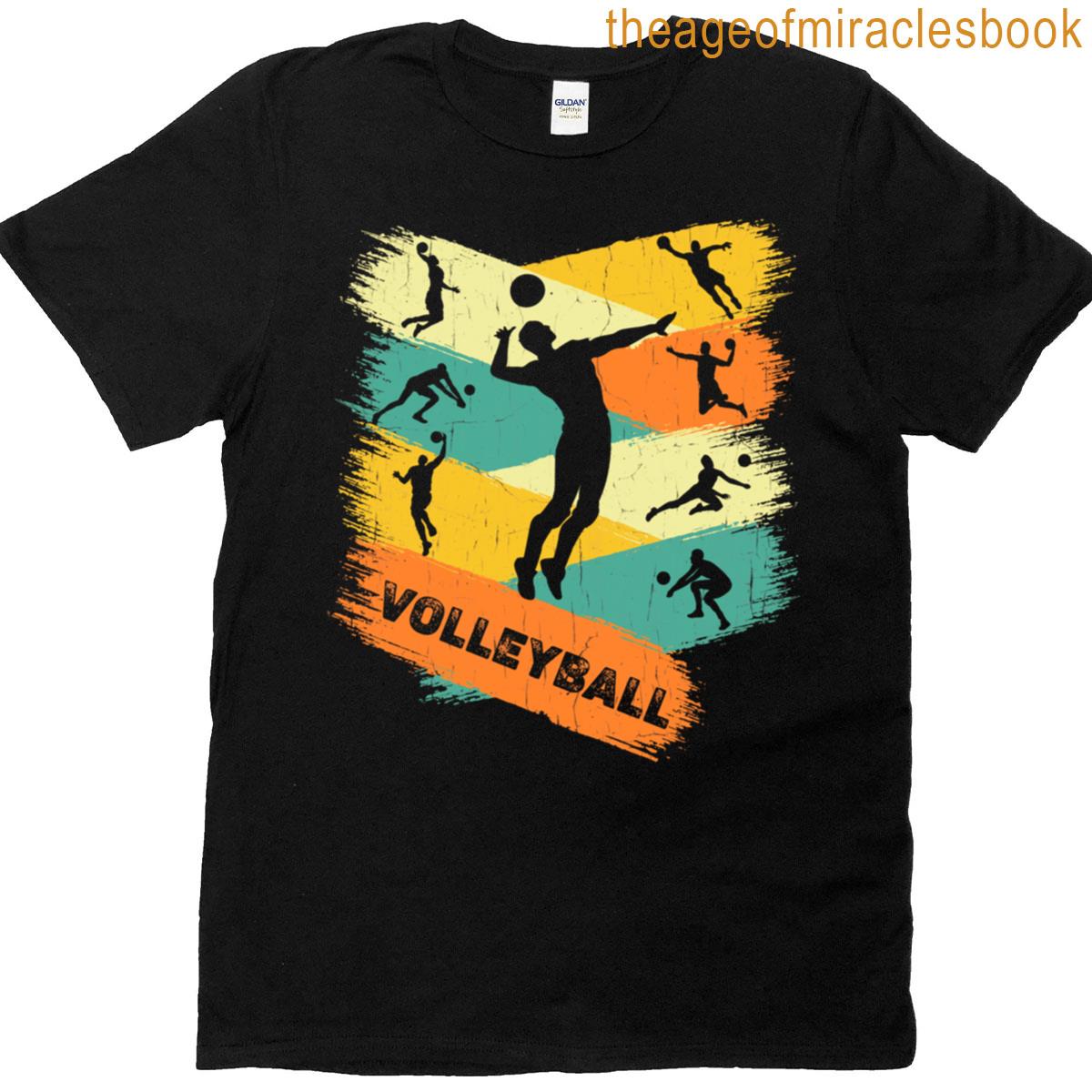 Volleyball Retro Classic Player T-shirt