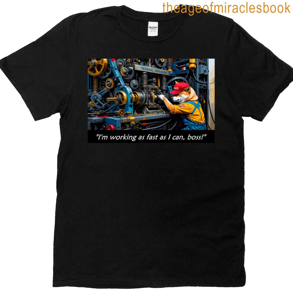 Adjusting The Machine T-shirt