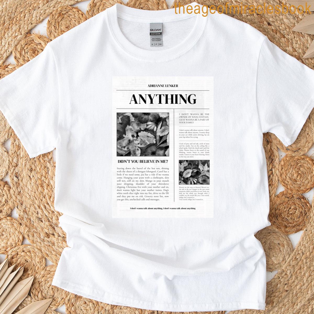 Anything Adrianne Lenker T-shirt