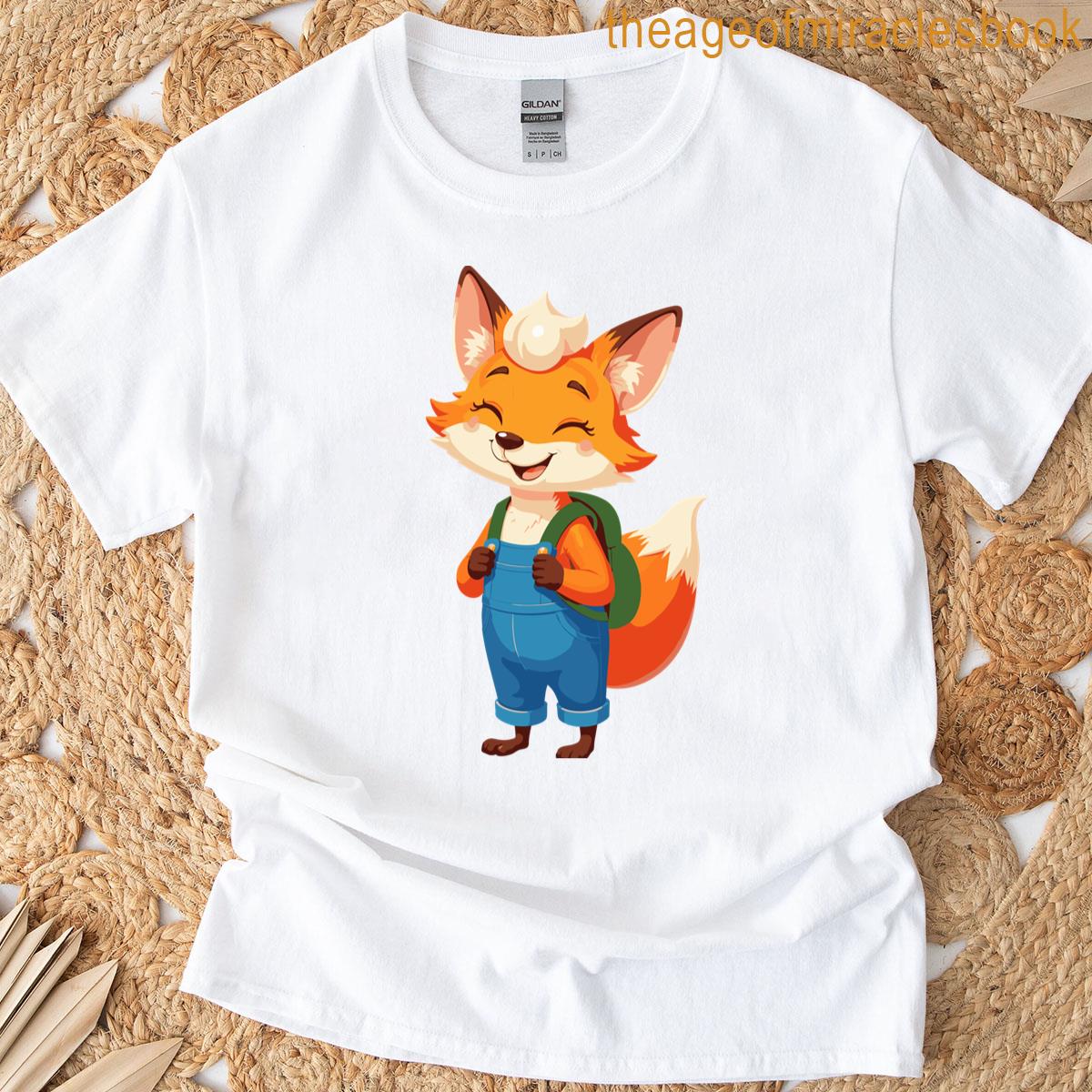 Browny Fox Nerd Smile T-shirt