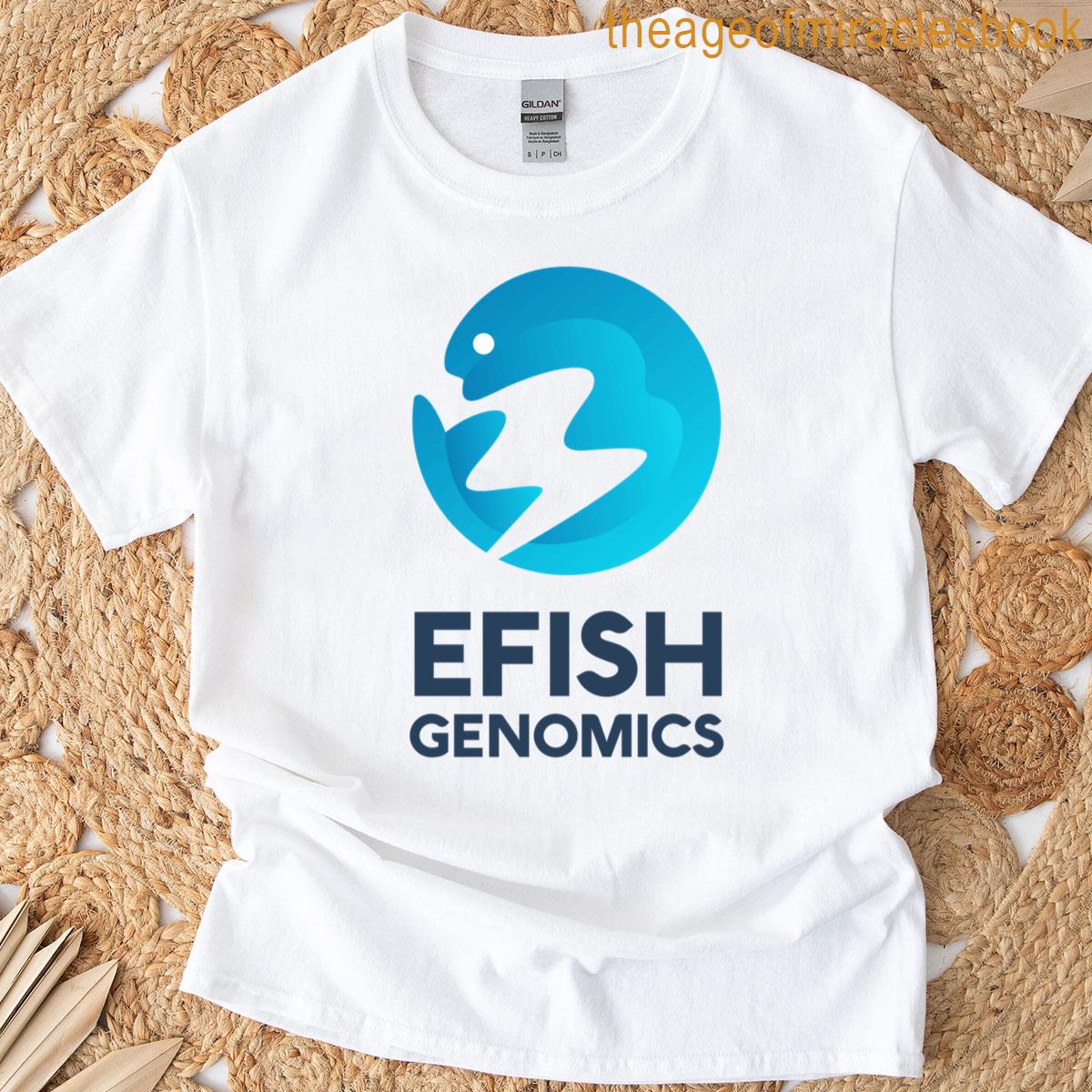 Efish Genomics Logo With Text T-shirt