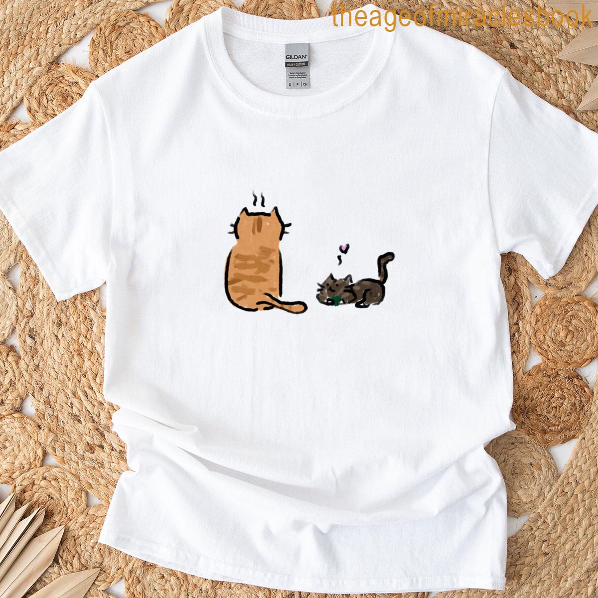Grumpy Cat Loving Cat T-shirt