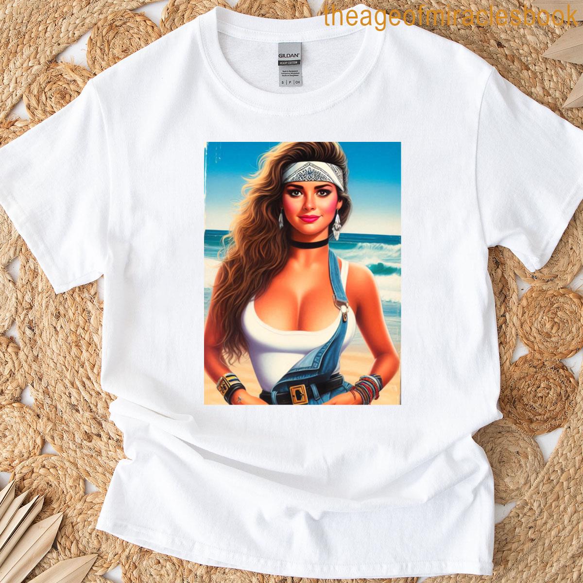 Retro Cute Girl T-shirt