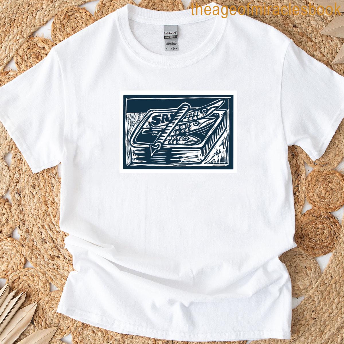 Sad Sardines Navy T-shirt