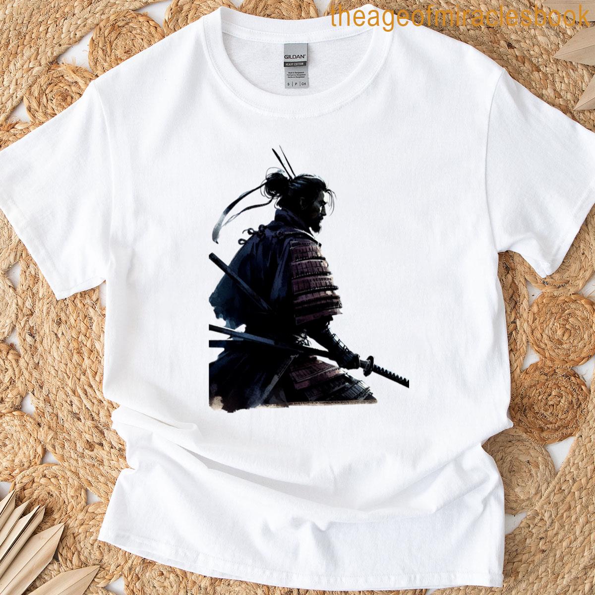 Samurai Warrior In Traditional Armor T-shirt