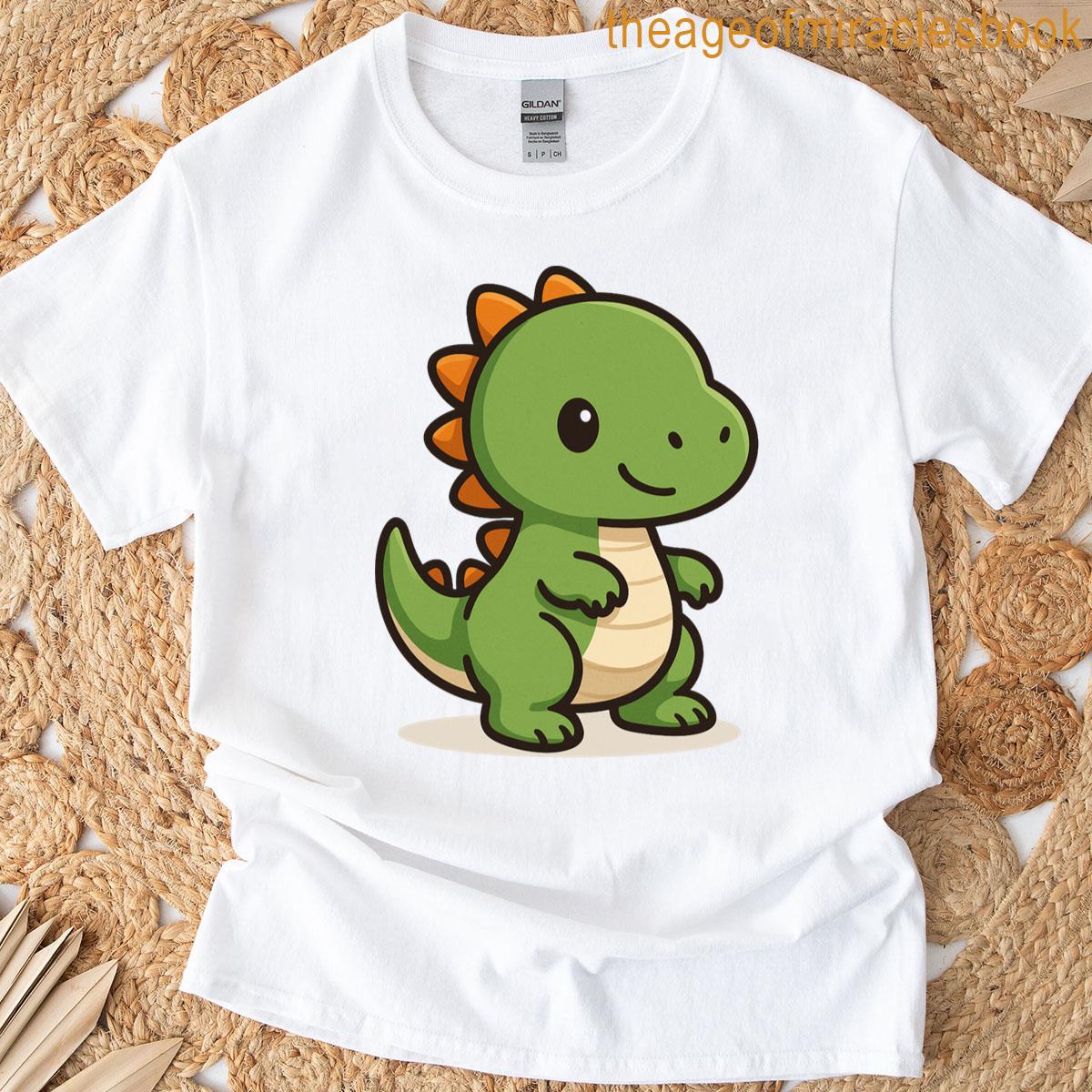 Cute Green Dinosaur Buddy Classic T-shirt