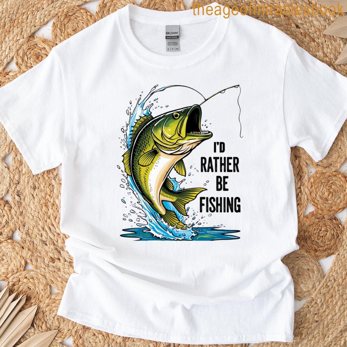 I’d Rather Be Fishing Classic T-shirt