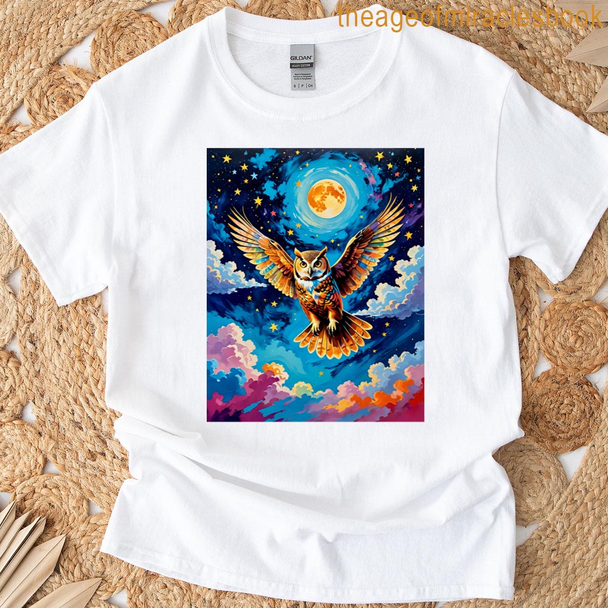 Lunar Sky Owl Classic T-shirt