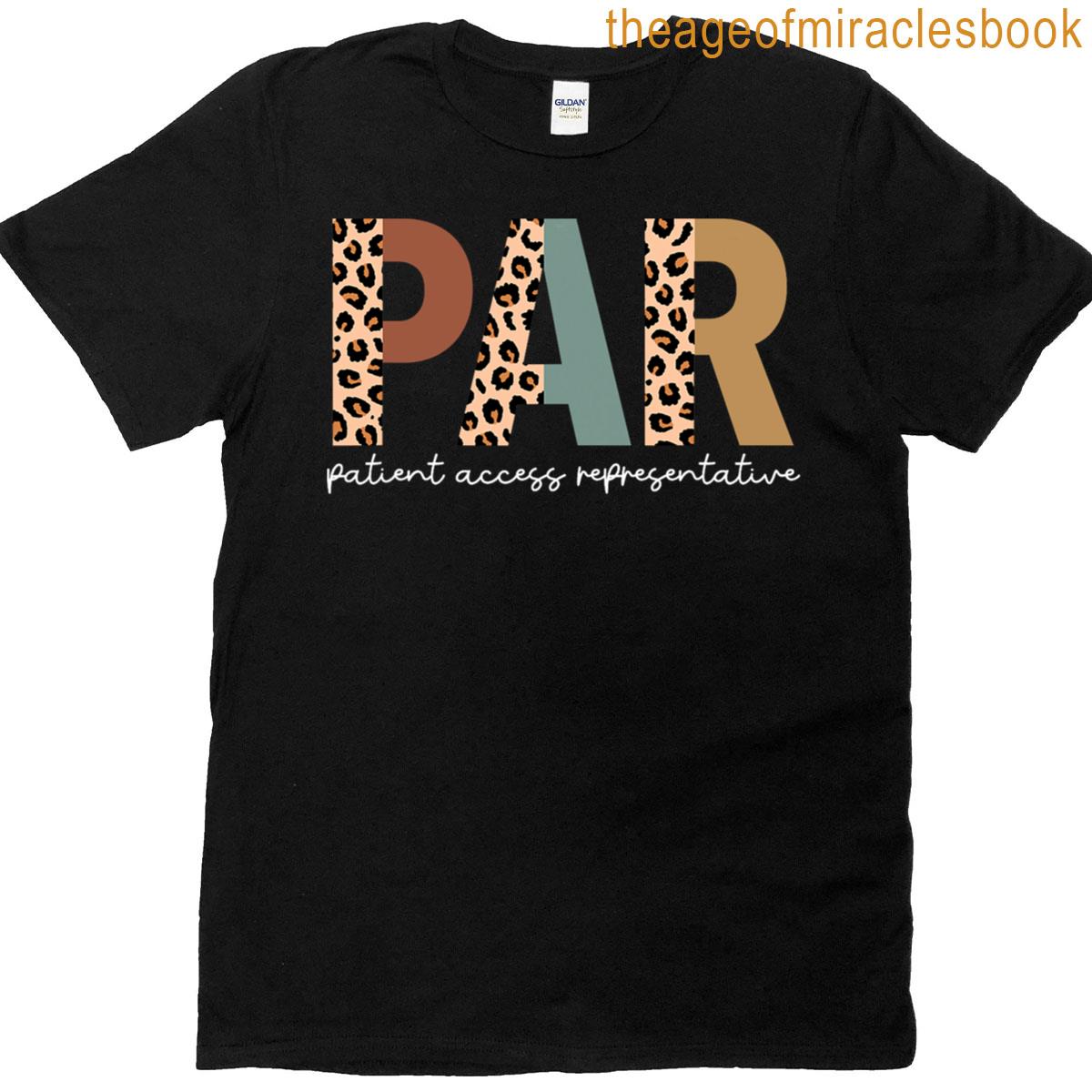 Patient Access Representative Par Leopard Print T-shirt