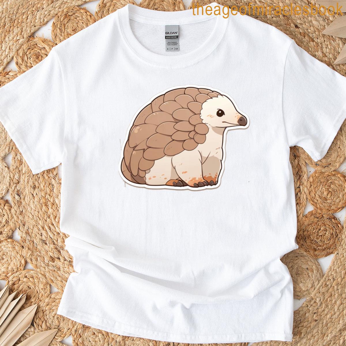 Cute Pangolin Sticker T-shirt