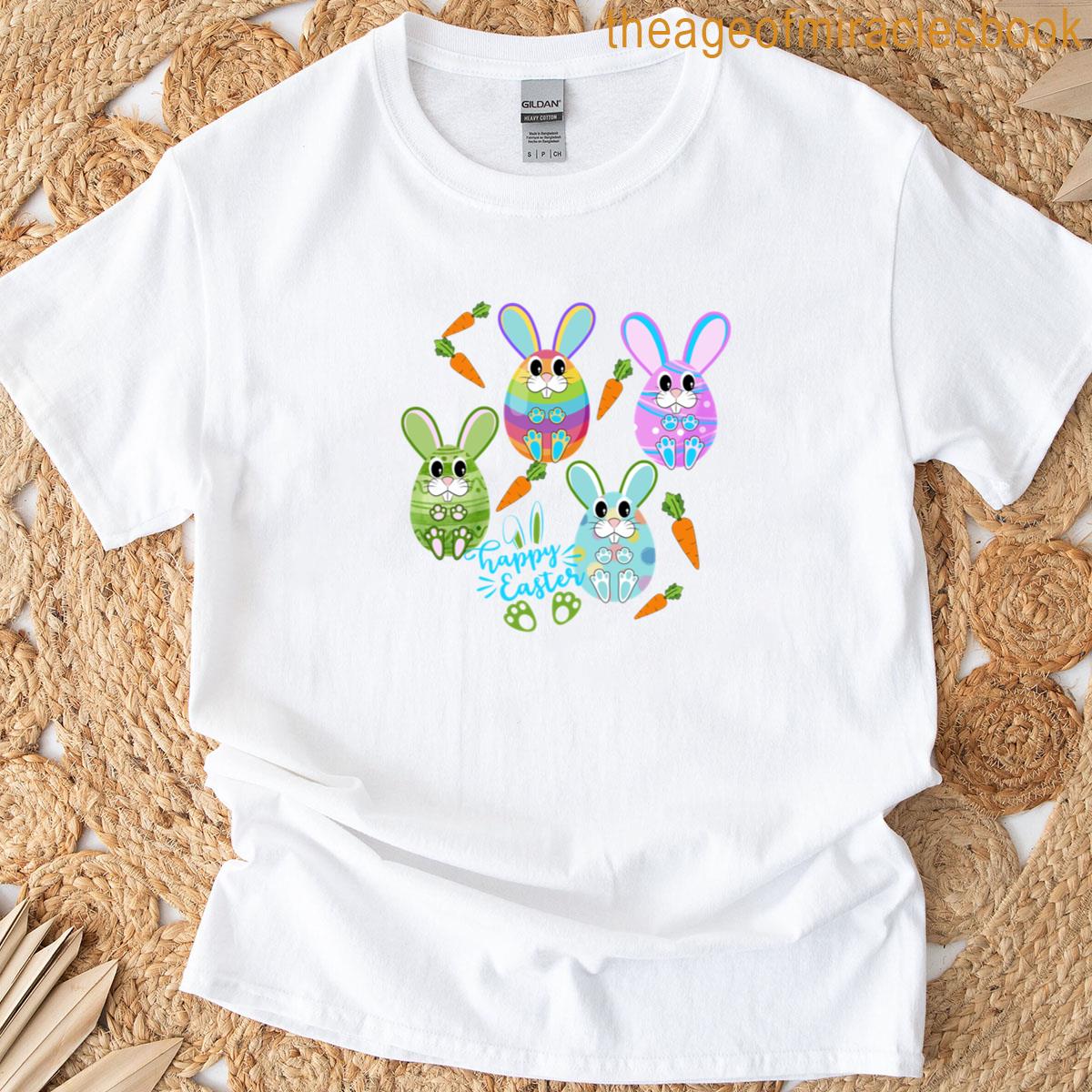 Happy Easter Funny Bunny Eggs T-shirt