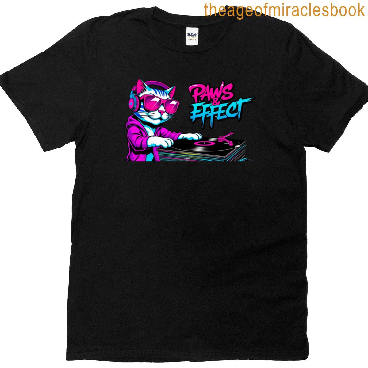 Paws Effect Dj Cat T-shirt