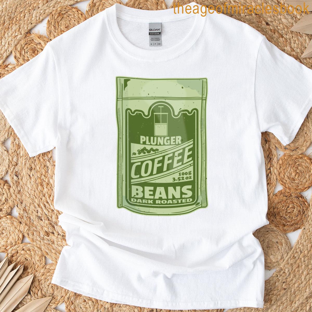 Plunger Coffee Beans T-shirt