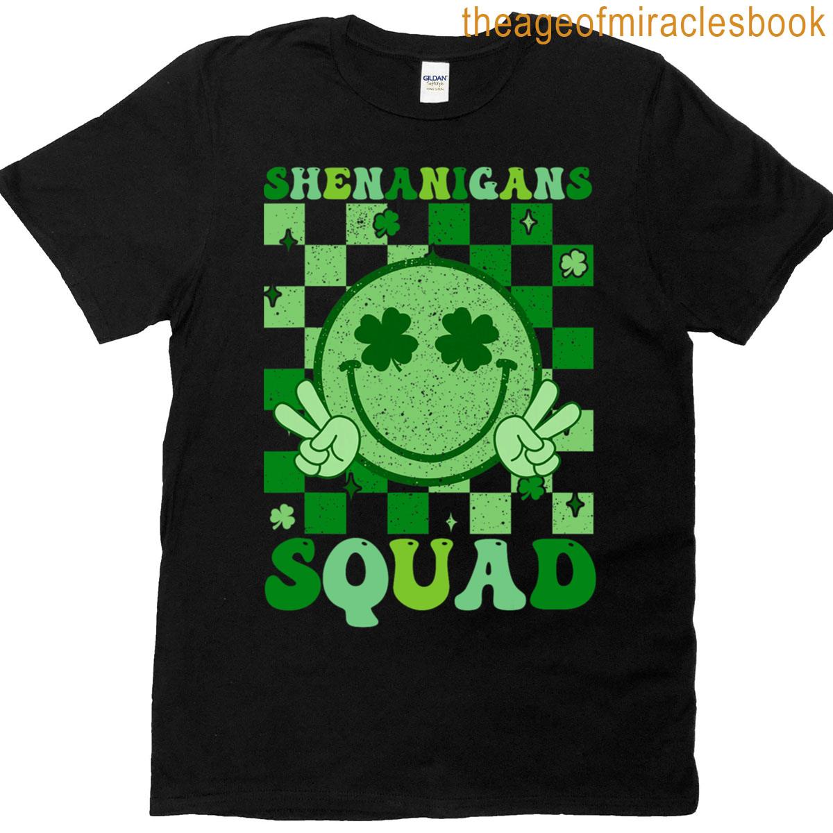 Shenanigans Squad Matching St Patricks Day Men Kid T-shirt Shenanigans Squad Matching St Patricks Day Men Kid T-shirt