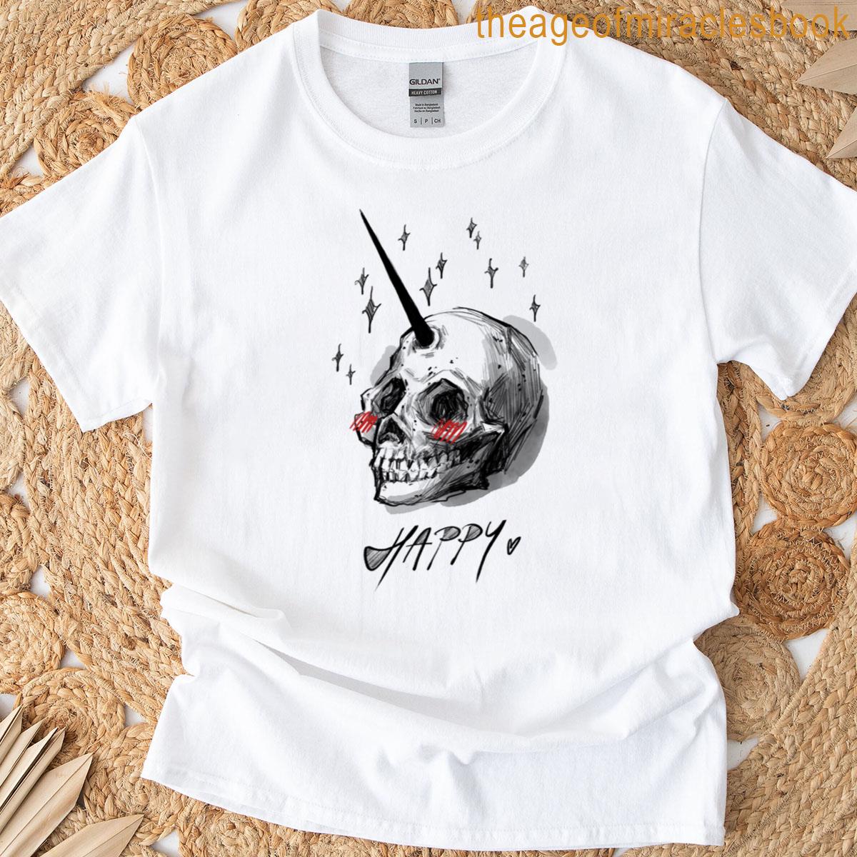 The Happy Unicorn Skull T-shirt