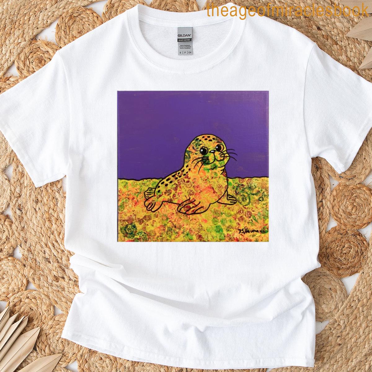 Whimsical Baby Seal T-shirt
