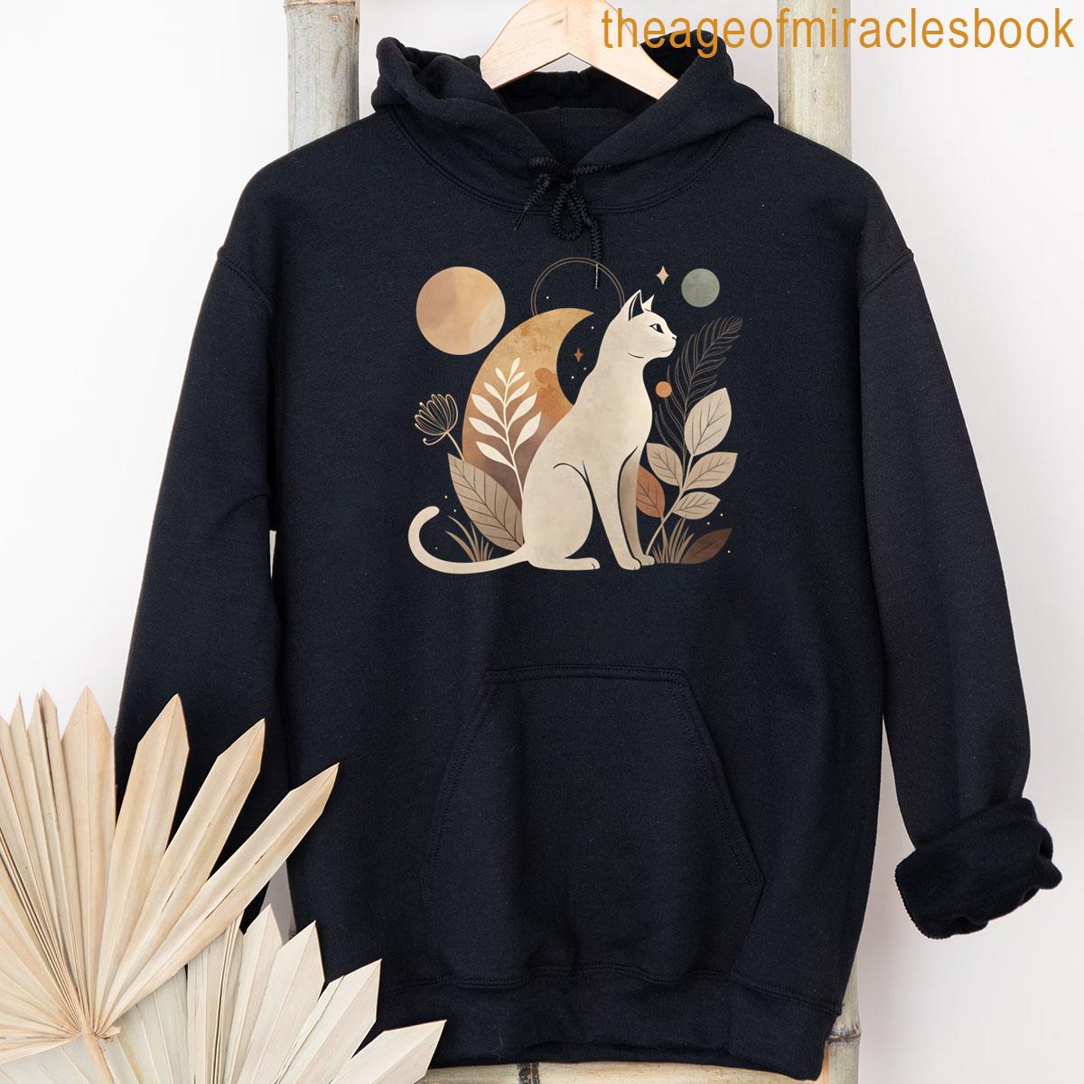 Alternative view of Abstract Boho Cat T-shirt