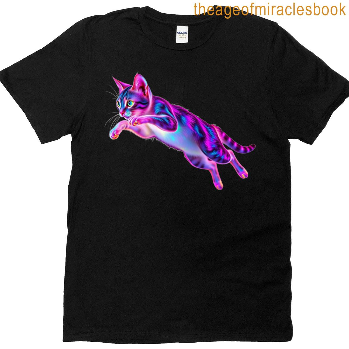 Cat Flying Feline T-shirt