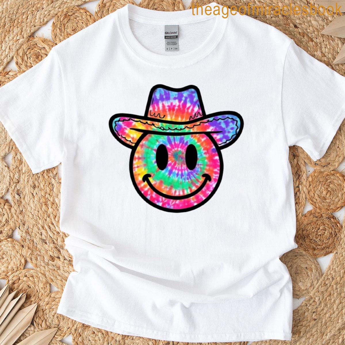 Colorful Hat Smiley T-shirt