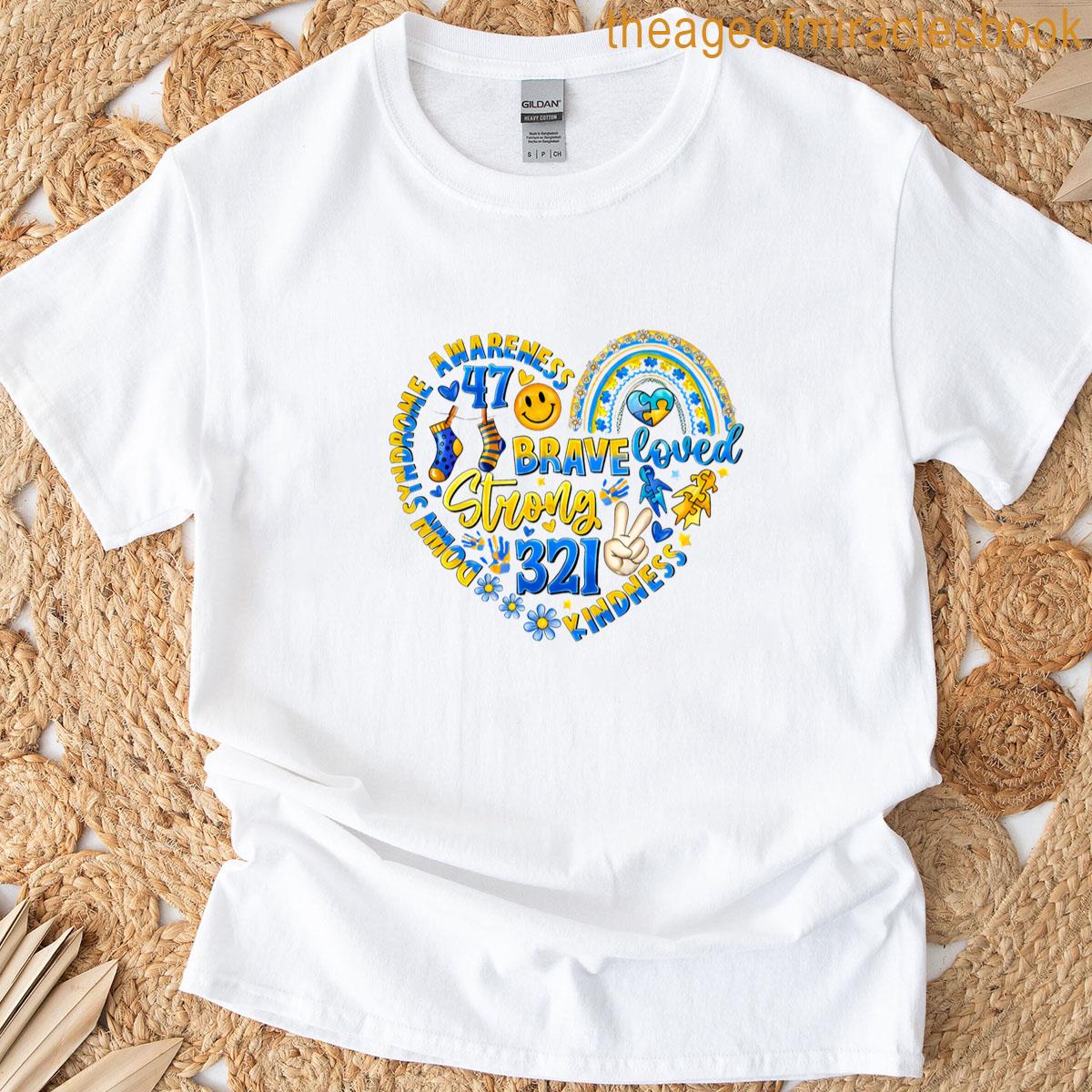Down Syndrome Awareness Heart T-shirt