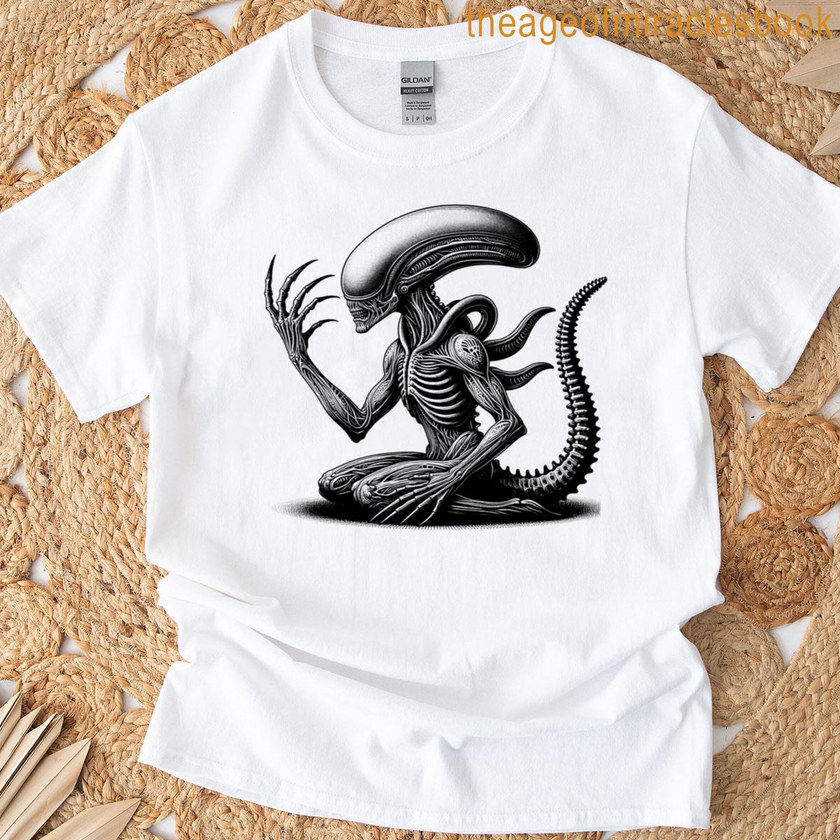 Exploring The Cosmos Breathtaking Alien T-shirt