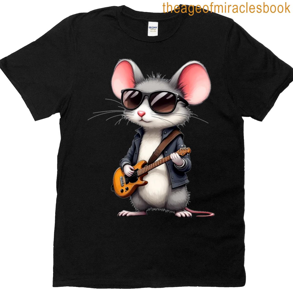 Guitarist Mouse Rocks! T-shirt