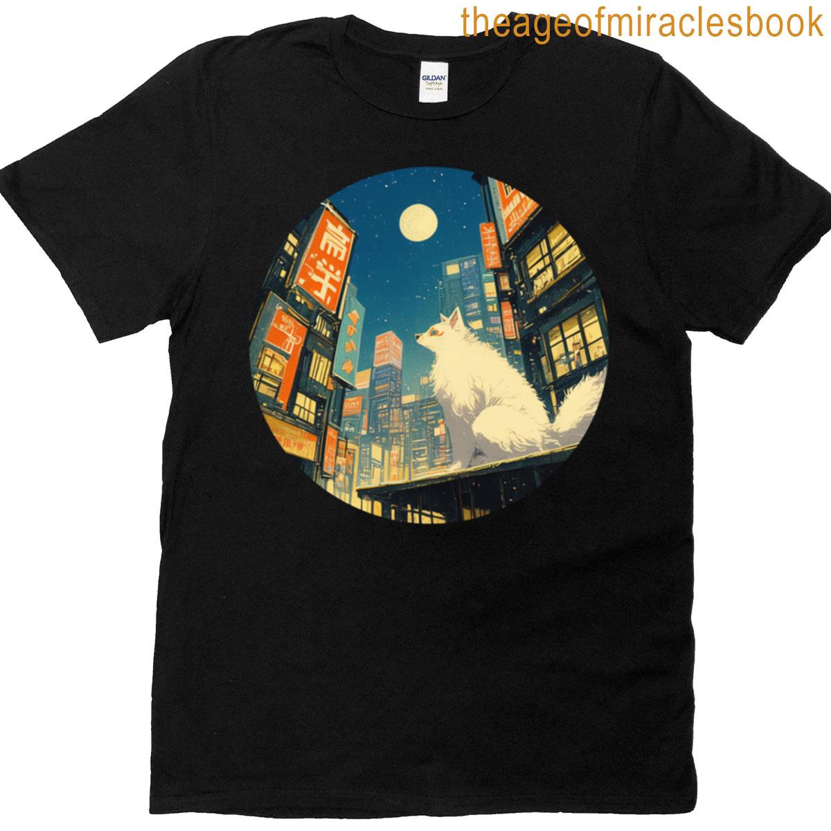 Japanese Design Animal T-shirt