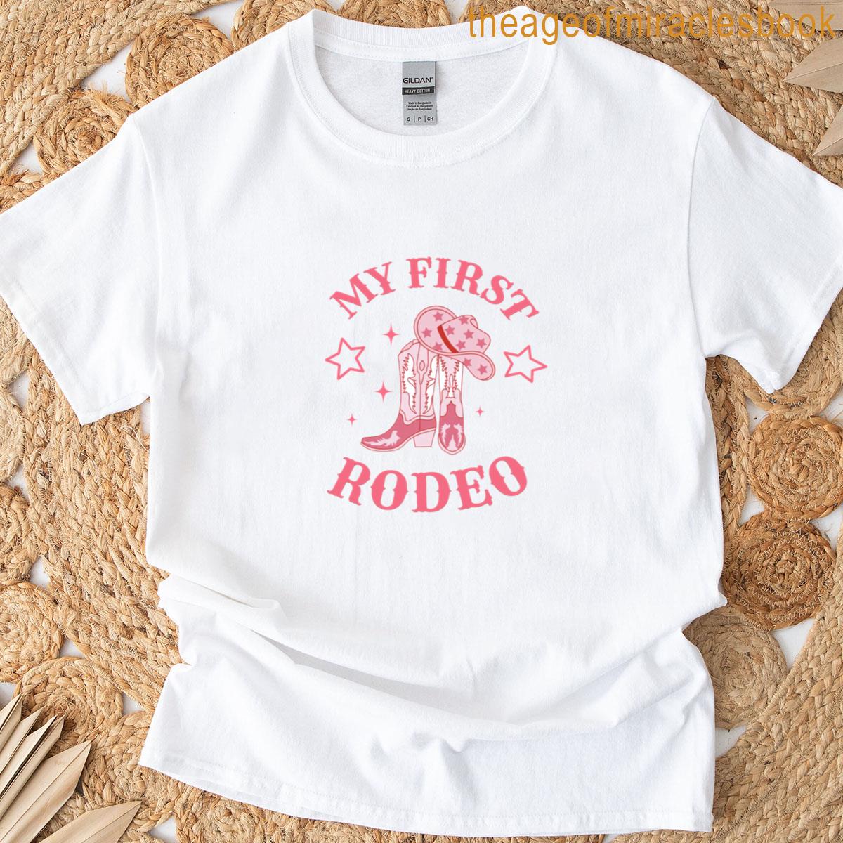 My First Rodeo Western Theme T-shirt