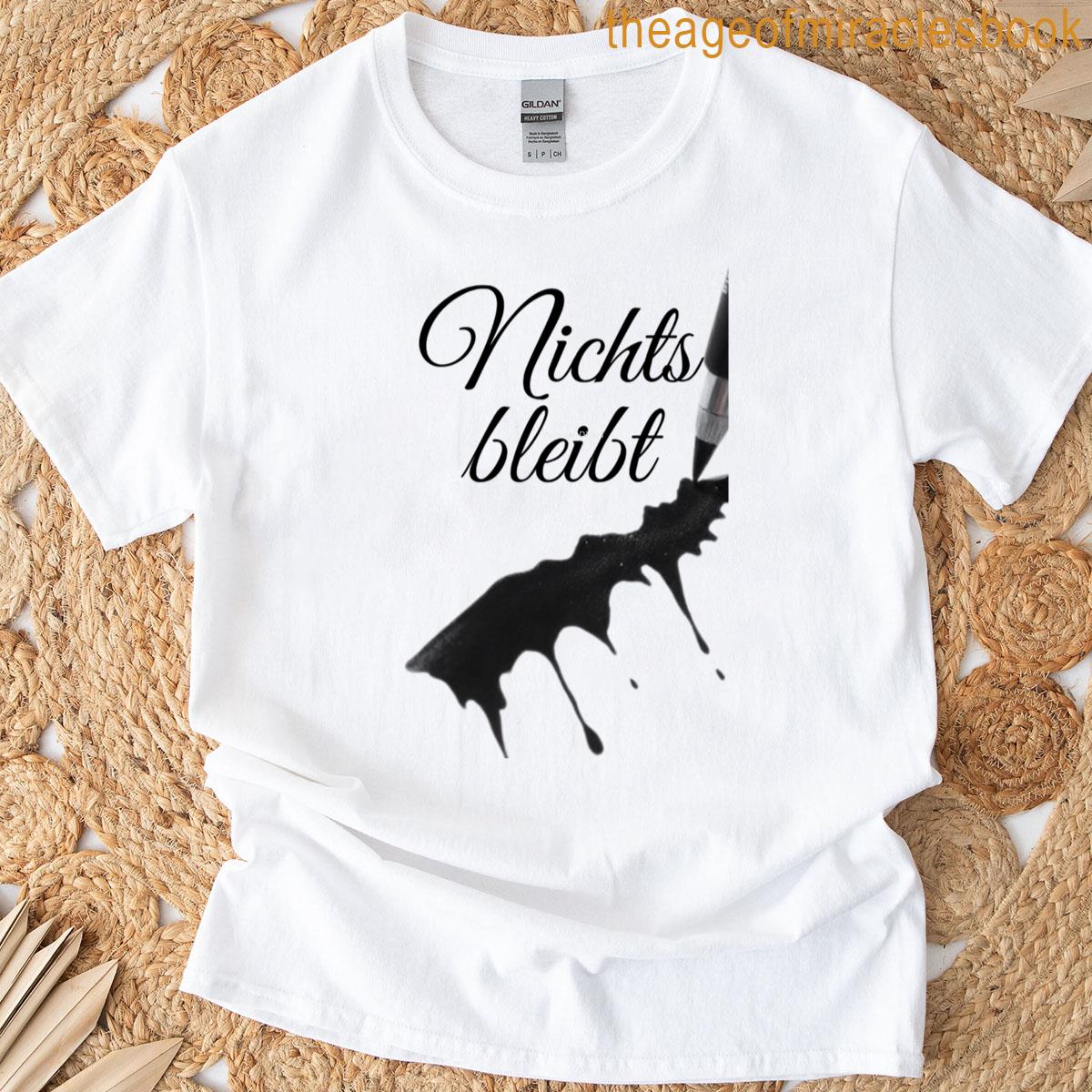 Nothing Remains – Minimalist Ink Design T-shirt