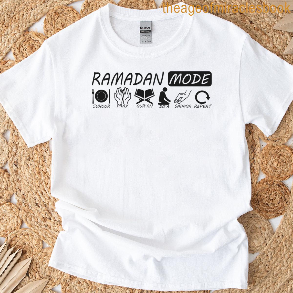 Ramadan Kareem Mubarak Fasting Mode On T-shirt