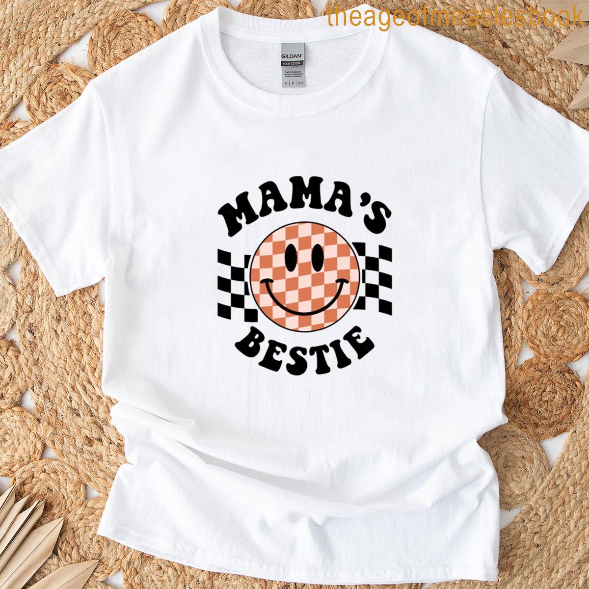 Retro Checkered Smiley Face T-shirt