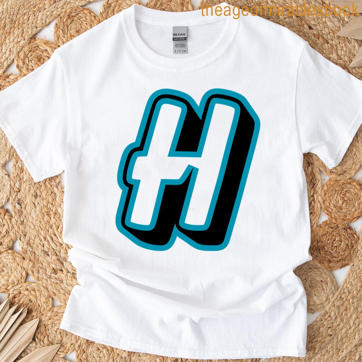 Blue Letter H T-shirt