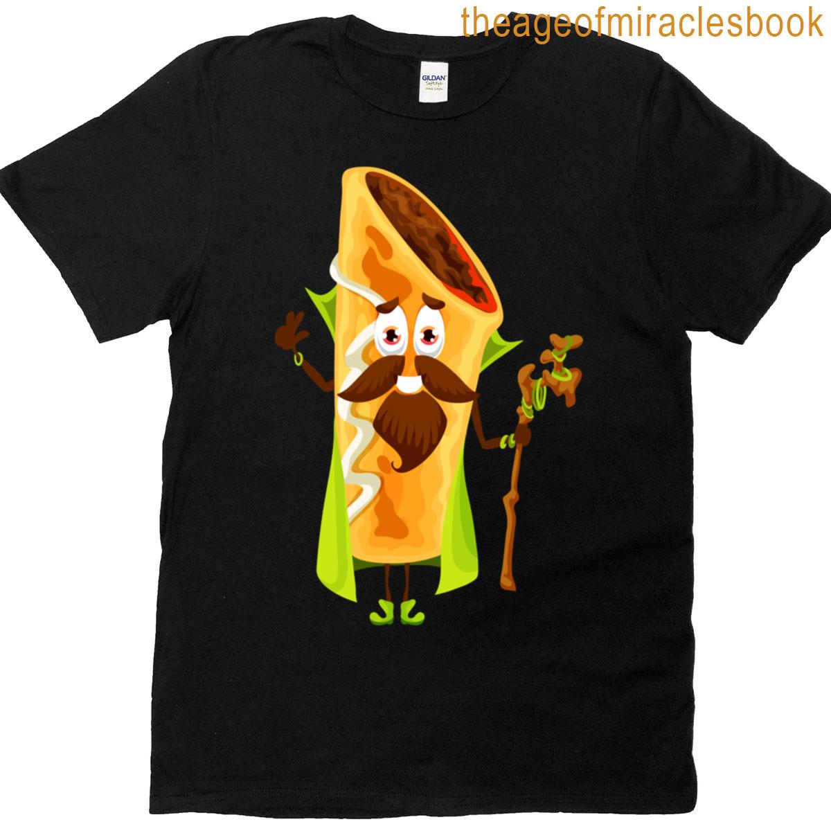Mexican Chimichanga Wizard T-shirt