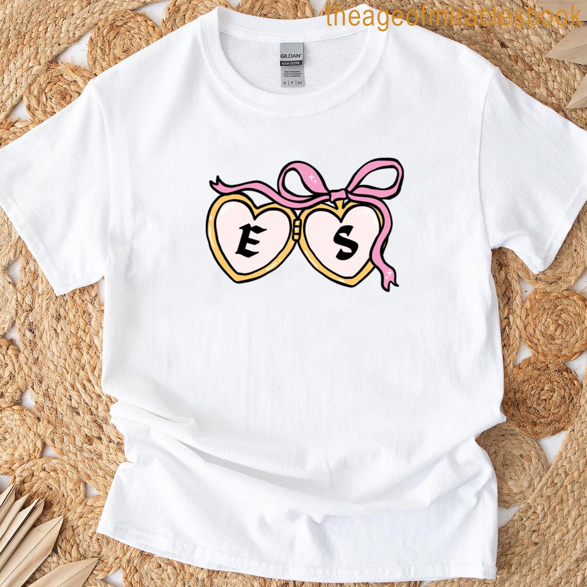 Es Heart Locket T-shirt