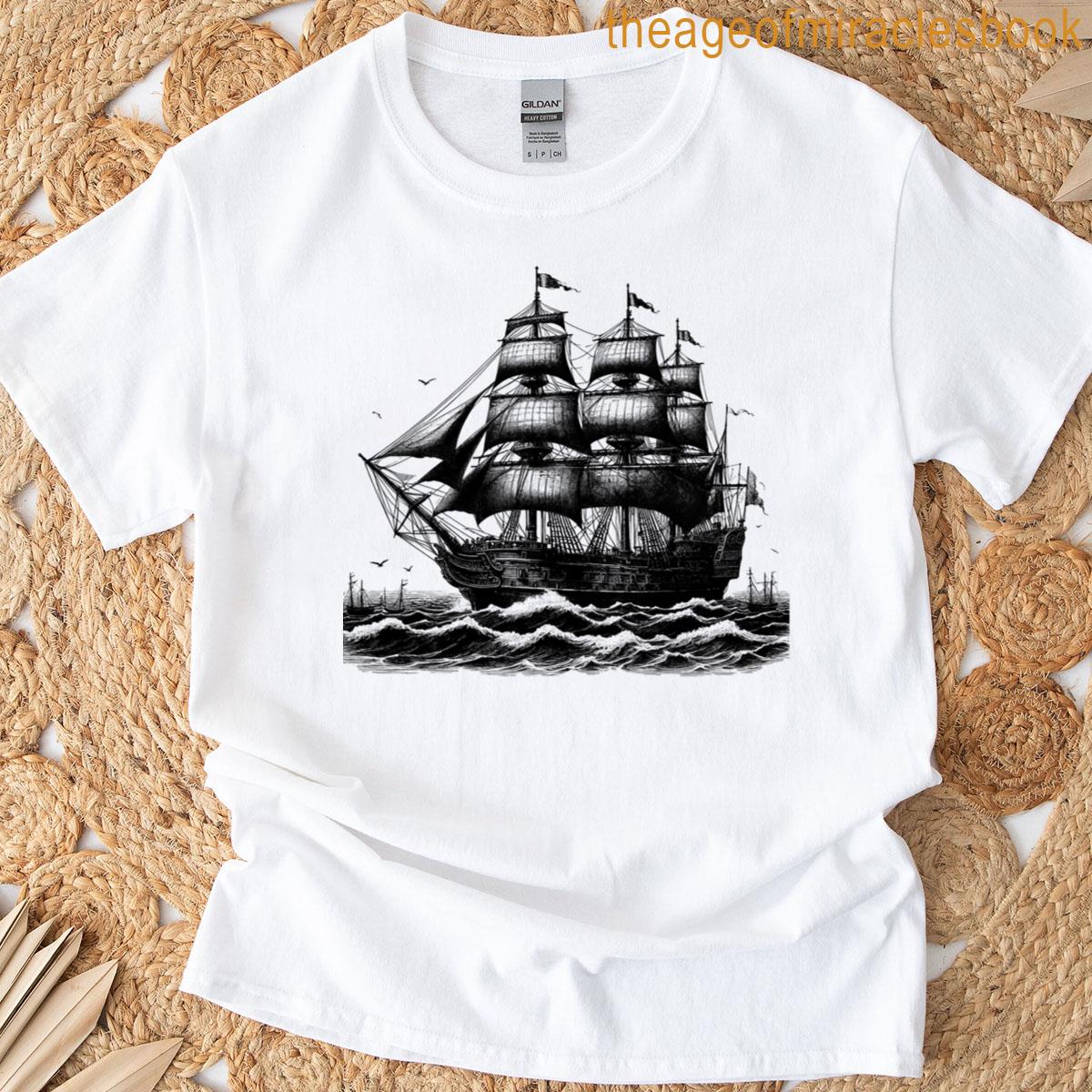 Historic Vessels Stunning Old Ship T-shirt