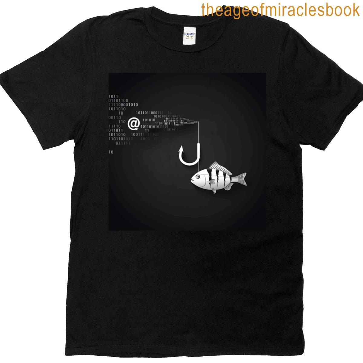 Phishing Attack Cybersecurity Awareness Art T-shirt