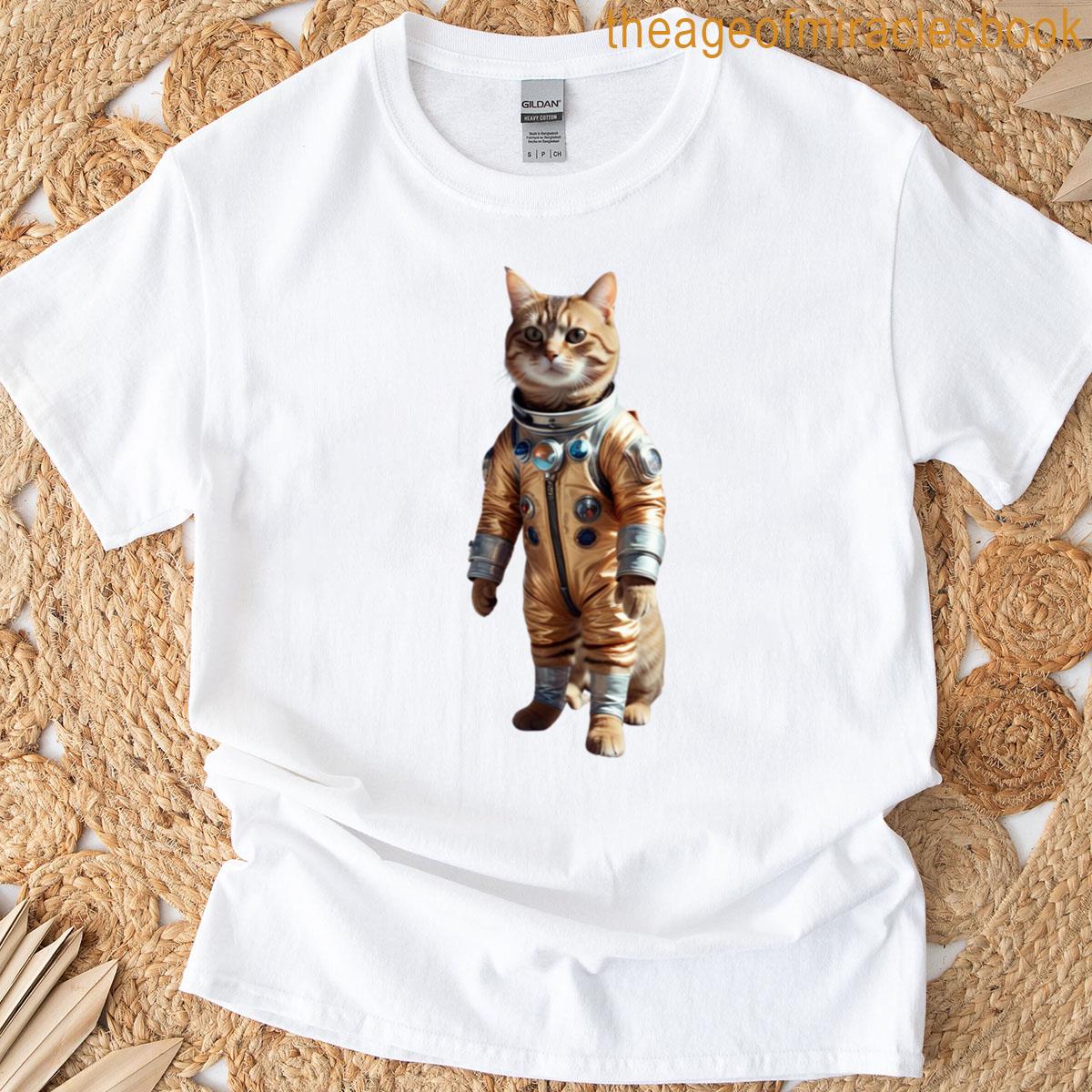 Space Explorer Cat T-shirt