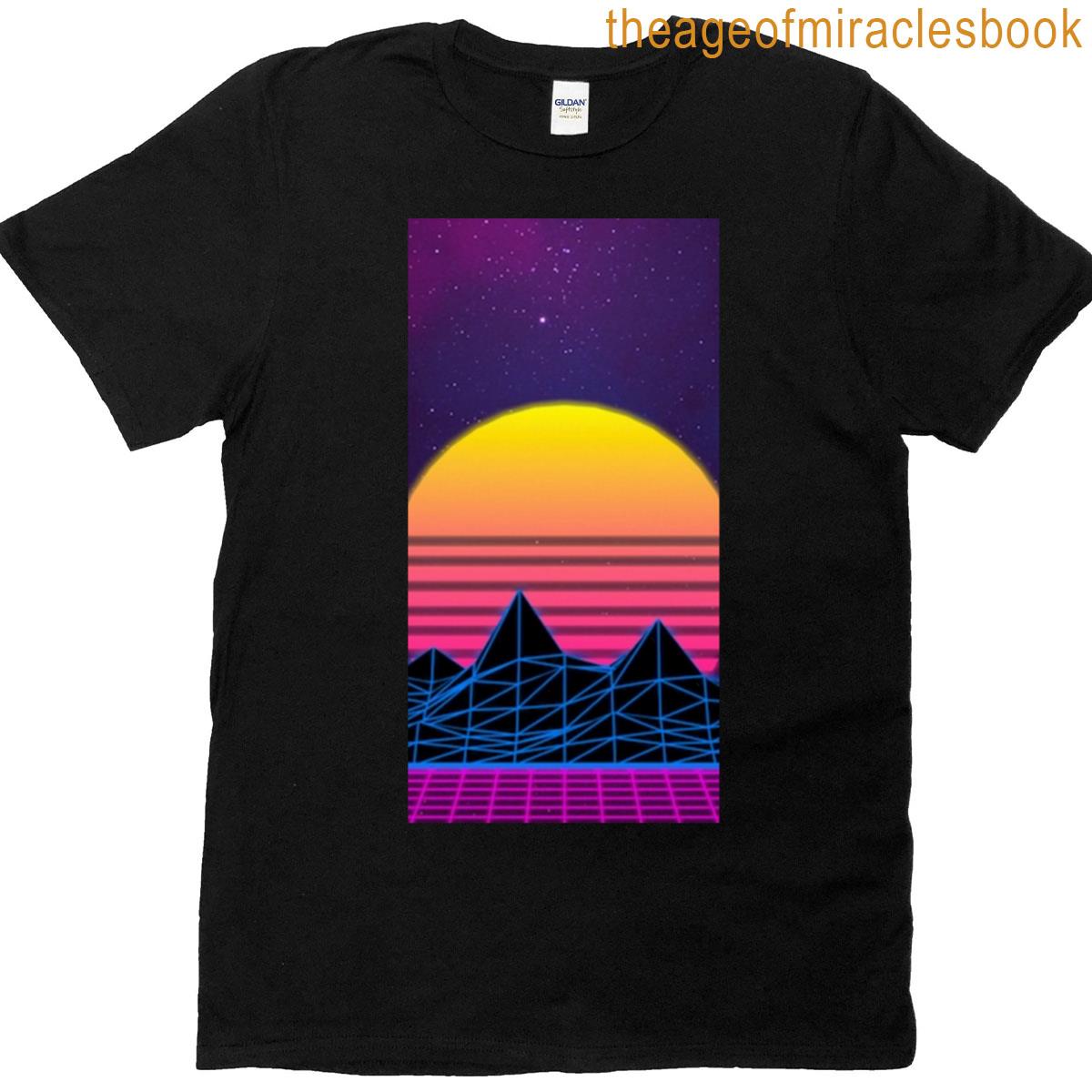 Vaporwave Sunset T-shirt