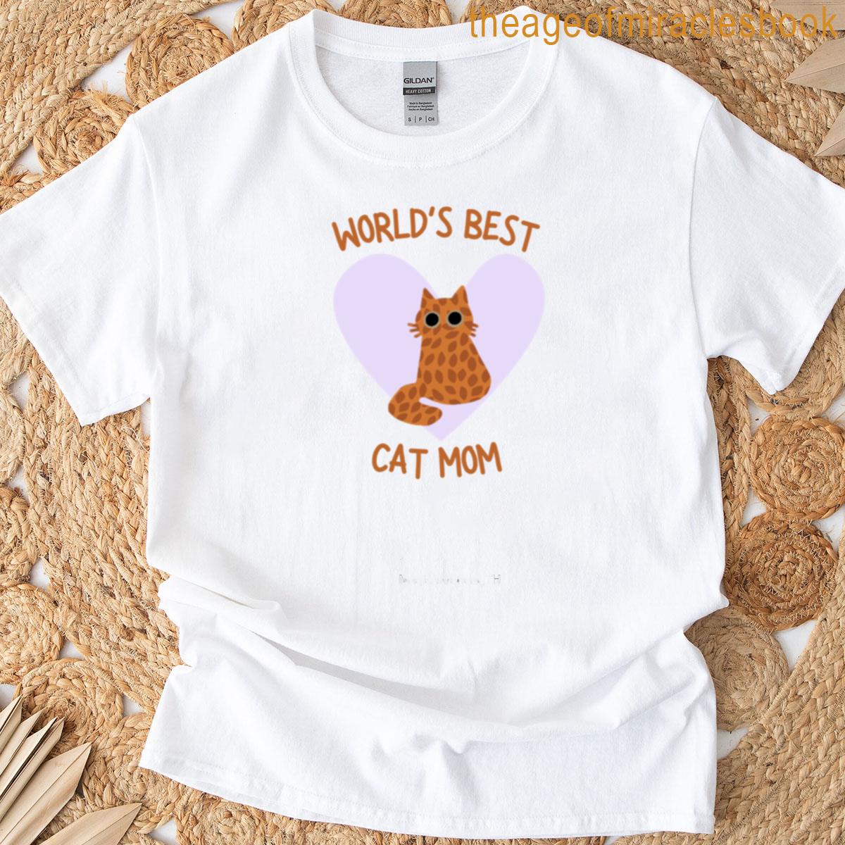 World’s Best Orange Cat Mom T-shirt