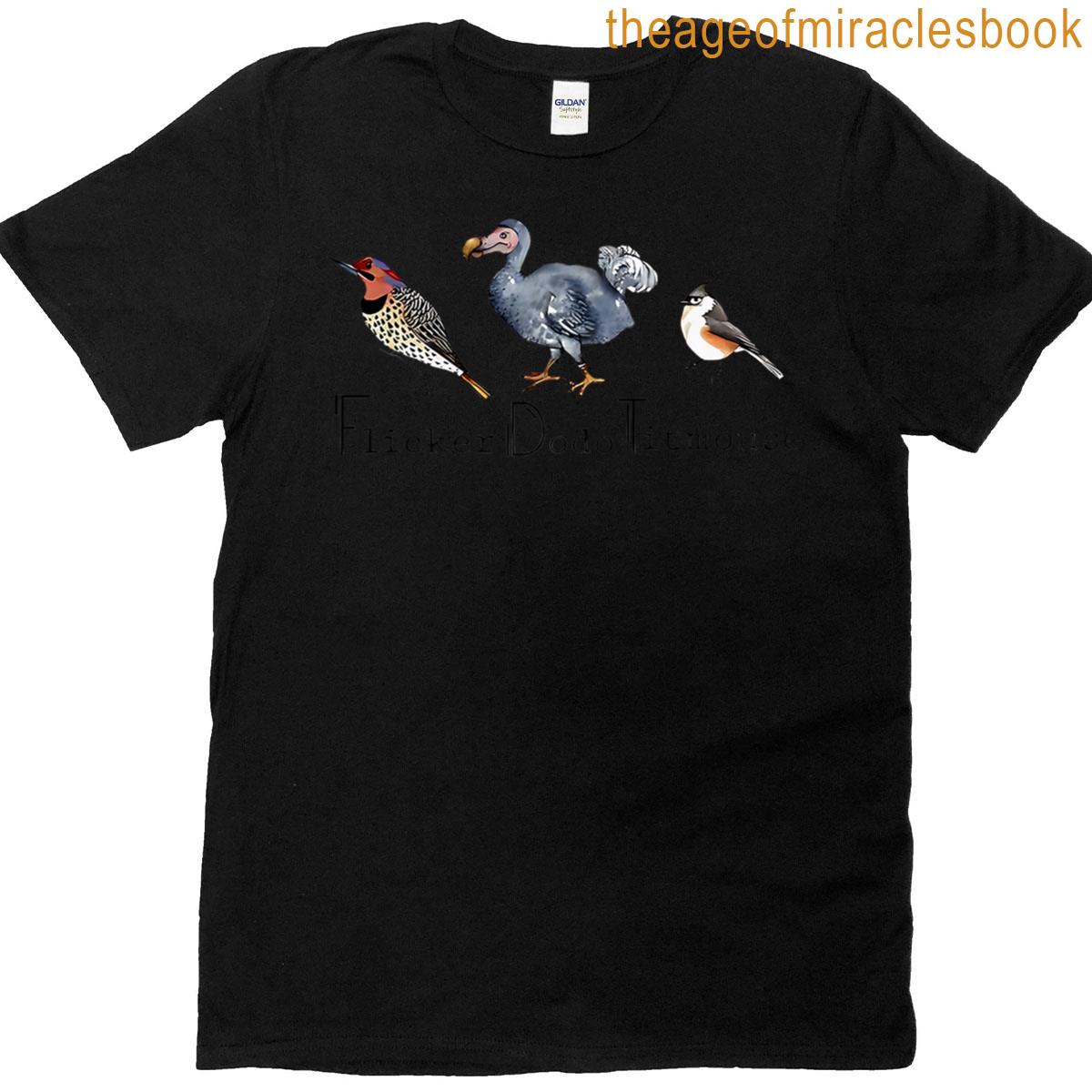 Bird Subtle Flicker Dodo Titmouse T-shirt T-shirt